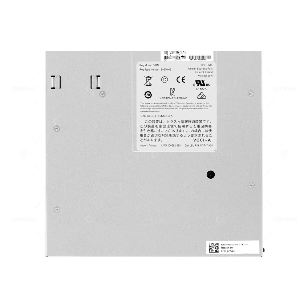 7YJ34  DELL DUAL PORT 10GB ISCSI STORAGE CONTROLLER FOR DELL POWERVAULT MD3800I